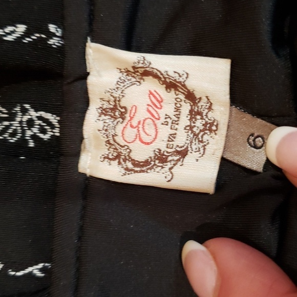 Anthropologie Eva by Eva Franco High Waist Floral Print Skirt Size 6 - Picture 4 of 5